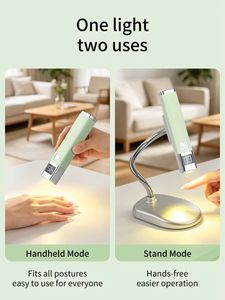 Lampe à ongles UV LED rechargeable avec capteur automatique IA, batterie intégrée USB, séchoir à ongles rapide pour manucure en gel, idéale pour usage domestique et professionnel - Product Image 4