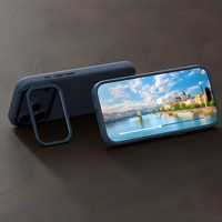 Nouvelle coque magnétique 2-en-1 MRYES avec support d'objectif d'appareil photo et coque en silicone pour iPhone 16 15 17 Pro Max