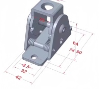 180 °   Soporte de Antena Ajustable, Plegable con un Clic, Base de Antena Móvil para Automóvil, Soporte de Antena Resistente