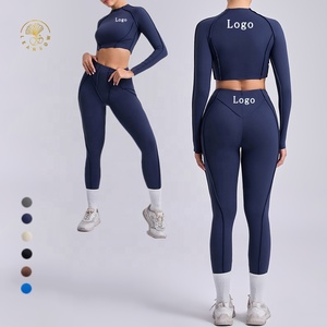 Completo Sportivo da Donna in Due Pezzi, Personalizzabile, Elasticizzato, Morbido, per Yoga e Fitness - Product Image 1