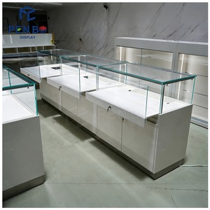 Retail Jewellery Cabinet Furniture Decoration <strong>Watch</strong> Jewelry Shop Design Jewelry <strong>Display</strong> Glass Showcase <strong>With</strong> Sliding <strong>Drawers</strong> - Product Image 1