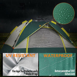 Tienda de Campaña <span class=keywords><strong>Plegable</strong></span> Ultraligera para Exteriores Personalizada y Grande Tipo Pop-up para Glamping de Lujo Impermeable con Cama - Product Image 3