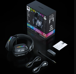 Auriculares para juegos <span class=keywords><strong>ONIKUMA</strong></span> GT808 Headworn <span class=keywords><strong>Bluetooth</strong></span> 2,4g con cable inalámbricos ligeros e-sports Gamer auriculares - Product Image 6