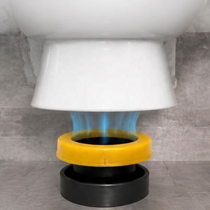 Joint d'étanchéité de toilettes robuste avec <span class=keywords><strong>bride</strong></span> pour cuvette, anti-fuite et anti-odeur, OEM ODM, logo et emballage personnalisés, fabricant - Product Image 3
