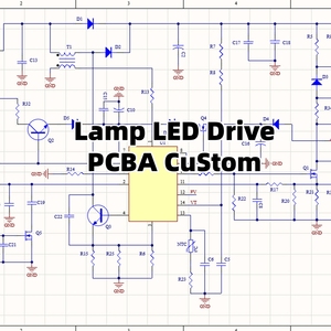 OEM PCBA Triac LED Atenuación Fuente de alimentación Controlador integrado de 50W Tablero personalizado para tiras colgantes, luces de techo - Product Image 1