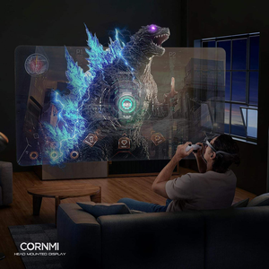 <span class=keywords><strong>Gafas</strong></span> Inteligentes NeoVista X7 VR, Pantalla OLED 4K <span class=keywords><strong>de</strong></span> 1000 Pulgadas, <span class=keywords><strong>Gafas</strong></span> 3D Cinematográficas HMD, <span class=keywords><strong>Gafas</strong></span> Rojas y Azules Negras, 62 FOV, 3528 PPI - Product Image 3