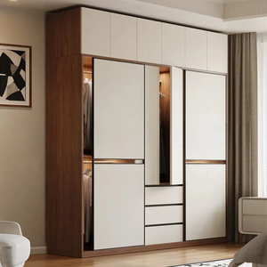 Armario de Madera para Toda la Casa, Hecho a Medida, Estilo Italiano Minimalista, Moderno, Gran Venta, Maximiza el Almacenamiento, Armario Empotrado de Madera Contrachapada - Product Image 2