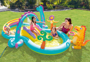<span class=keywords><strong>Parc</strong></span> <span class=keywords><strong>aquatique</strong></span> gonflable <span class=keywords><strong>Intex</strong></span> 57135 Dinoland Home Play Centre avec toboggans, en PVC, pour usage intérieur et extérieur - Product Image 3