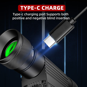 Nhà máy Đèn pha bán cho sạc Led Đèn Pha nhôm Đèn Pha tùy chỉnh xpg3 sst20 tùy chỉnh màu sắc đầy màu sắc LED <span class=keywords><strong>Torch</strong></span> - Product Image 2