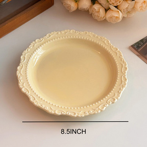 Piatti da Cena in Ceramica Ecologica Stile Francese da 8 Pollici, Pronta Consegna, per Feste, Pasticcerie e Ristoranti, Basso MOQ - Product Image 5