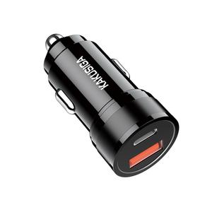 Chargeur de voiture KAKUSIGA KSC-<span class=keywords><strong>1972</strong></span> LIHUA double port (1C1A) charge rapide 60W sortie stable contrôle efficace de la température antidérapant - Product Image 5