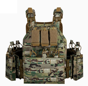 Porte-plaque de gilet tactique multifonction à dégagement rapide avec poches à plaques dures et chargeur - Product Image 4