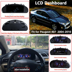 10.25インチ車速度計パネルデジタル計器クラスタープジョー<span class=keywords><strong>407</strong></span> 2004-2010 LCDダッシュボードメーターカープレイ付き - Product Image 6