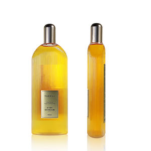 100ml 300ml Design Unique PETG forme à bande plate vide bouteille de Lotion de soins de la peau pour le corps shampoing de luxe emballage en plastique - Product Image 3