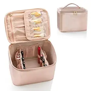Foldable Portable Accessories Organizer Washable Makeup Case Brushes Girls Women Travel Bag Toiletry Cosmetics Makeup Bag