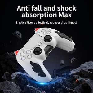 Coque en silicone de haute qualité pour manette <span class=keywords><strong>PS5</strong></span>, motif feu, durable et <span class=keywords><strong>populaire</strong></span>, avec sculpture en relief pour <span class=keywords><strong>PS5</strong></span> - Product Image 1