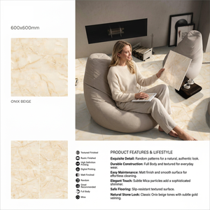 Raynold Gris 600x600mm <b>Matte</b> Nano Vitrified Porcelain Tiles 24x24 GVT Digital <b>Flooring</b> Bathroom - Product Image 2