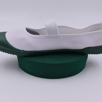 Sangle élastique en polyester tissée jacquard durable de 1 pouce pour chaussures d'écoliers