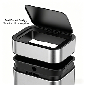 LL-Square Sensing Trash <b>Bin</b> - Product Image 6
