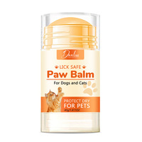 Crème de toilettage pour animaux de compagnie pour pieds craquelés secs crème hydratante avec tampon de viande crème de soin des griffes en bâton pour chats et chiens