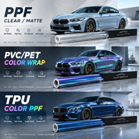 Film de protection de peinture automobile multi-finition, vinyle TPU PET PVC transparent mat, autocollant, pour envelopper la carrosserie