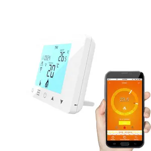 HY09BW 5A Thermostat Wifi Large Lcd Display Screen Smart Thermostat Heater Wireless Gas Boiler for Smart Home