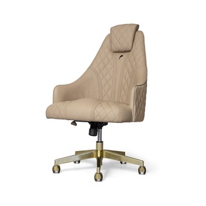 Chaise de bureau de direction de luxe, design moderne, pivotante en acier inoxydable, pour la maison, siège élégant ZE-00251, mobilier de bureau design pour la maison - Product Image 1