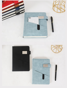 Buku catatan A5 untuk bekerja, perjalanan, bisnis, sekolah dan lainnya-buku catatan bercorak kuliah-jurnal sampul keras untuk wanita & Pria dengan saku - Product Image 3
