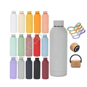 Oem Vacuum Flask Manufacturer Eco-friendly Double Wall Insulated Stainless Steel Modern Rubber Paint Water Bottle Vacuum Flask