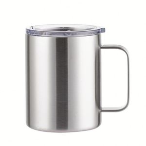 Custom Stainless Steel Double Wall Vacuum <b>Insulated</b> Coffee Mug Cup with Handle Thermal Tumbler for Office Travel Gift Wholesale - Product Image 3