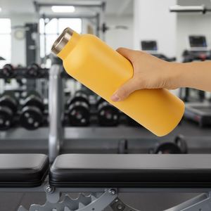 Vaso térmico promocional 2026 de gran venta al por mayor, botella de agua con asa de boca ancha para gimnasio con logo, aislamiento al vacío - Product Image 1