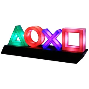 Lampu Reaktif Musik dengan 3 Mode Cahaya-Kontrol Suara Permainan Ruang Tamu Pencahayaan untuk Game PS4 PS5 Lampu LED