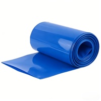 Tube thermorétractable en PVC de 80 mm, film isolant ignifuge, film thermorétractable en PVC pour pack de batteries au lithium