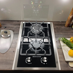 Cuisinière à gaz à <span class=keywords><strong>2</strong></span> brûleurs Classe Énergie Cuisinière à gaz électrique pour cuisine Table de cuisson Table de cuisson encastrée pour hôtels Ménages - Product Image 4