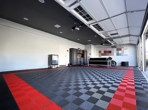 Hiện đại Modular Vinyl lồng vào nhau sàn nhà để Xe gạch chống trượt không thấm nước cho biệt thự & nhà để xe - Product Image 3