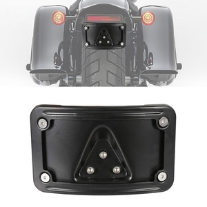 Motorcycle Stand,3-Point License Plate Mounting Bracket for Harley,License Plate <b>Frame</b> Holder - Product Image 6