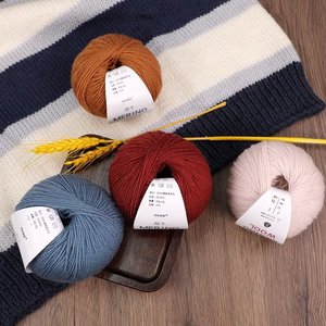 Bán Buôn Cừu Len Sợi 50G/Bóng 4ply Hilo De Lana Merino New Zealand Len Sợi Cho Tay Đan Bé Áo Len Sợi Crochet - Product Image 6