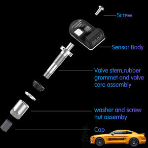 CGSULIT TS01 Universal <strong>TPMS</strong> <strong>Sensor</strong> 2-in-1 Programmable Tire Pressure Gauge 315&amp;433MHz Car <strong>TPMS</strong> <strong>Sensors</strong> New Condition - Product Image 5