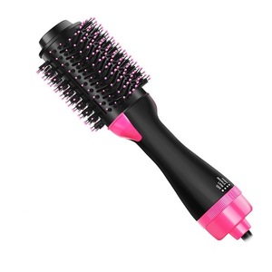 Brosses à cheveux électriques 2-en-1 à air chaud, peigne-sèche-cheveux, brosse-sèche-cheveux, lisseur électrique pour cheveux bouclés, commande en gros RTS - Product Image 2