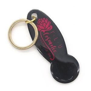 Stainless Steel Token Remover Tool <b>Keychain</b> for Unlocking Shopping Carts, Ergonomic and Lightweight - Product Image 4