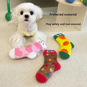 Nuevo juguete ecológico para masticar comida para mascotas, juguete interactivo para perros y gatos, calcetines perfumados para aliviar el aburrimiento - Product Image 1