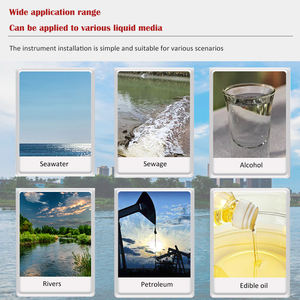 データロガーDN15超音波流量計を備えた流量計の油圧オイルCouplantハンドヘルドポータブルクランプ - Product Image 5