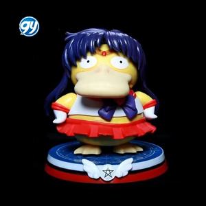 Statuetta Pokémon Psyduck Cosplay <span class=keywords><strong>Sailor</strong></span> <span class=keywords><strong>Moon</strong></span> Personaggi <span class=keywords><strong>Anime</strong></span> da Collezione con Scatola - Product Image 2