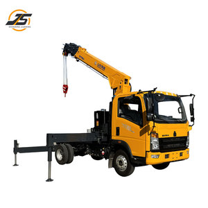 Mới thủy lực thẳng bùng nổ vành đai cần cẩu 7 tấn bùng nổ kính thiên văn xe tải xây dựng trang trại ngành công nghiệp thép khớp nối Xe Tải Cần cẩu - Product Image 1