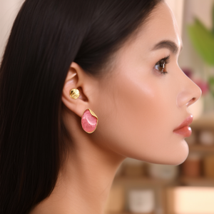 Boucles d'oreilles à clous tendance E350-E200-0443F - Product Image 3