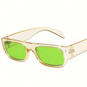 Gafas de Sol Cuadradas Moradas Retro de Moda 2022 al por Mayor para Hombre, Gafas de Sol Rectangulares Pequeñas UV400 para Mujer - Product Image 5