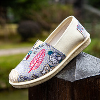 Espadrilles en Jute de Haute Qualité et Légères, Sandales Décontractées à Talon Compensé pour Femmes à la Mode