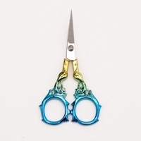 Petits ciseaux à lames droites en acier inoxydable pour la coupe de fils, la couture, la broderie, la couture à la main, multi-usages, pointus