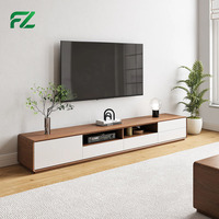 Vente directe d'usine de meubles TV flottants en panneaux en aluminium nid d'abeille modernes, minimalistes, résistants à l'humidité et durables