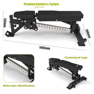 <span class=keywords><strong>Banc</strong></span> de musculation pliable en acier réglable VIGFIT, <span class=keywords><strong>banc</strong></span> de musculation à écartement zéro, <span class=keywords><strong>banc</strong></span> de musculation Hammer Strength pour la musculation en salle de sport - Product Image 4
